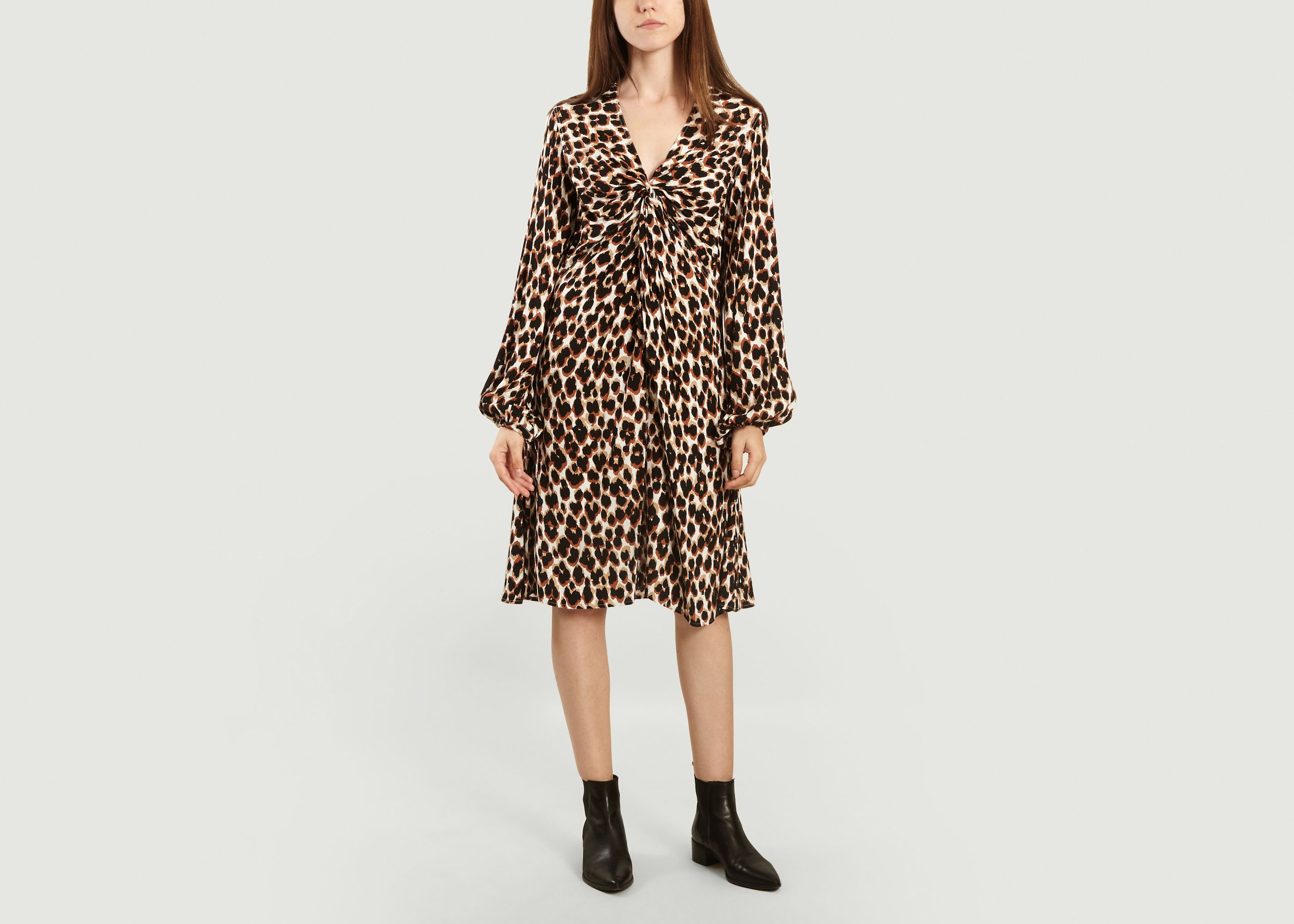 Freesios leopard print dress - By Malene Birger