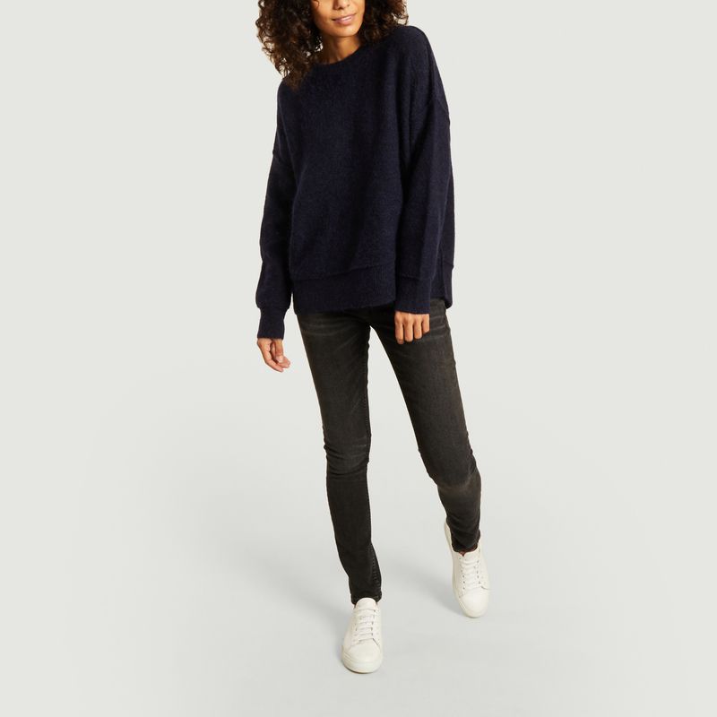 Biagio Sweater Navy Blue By Malene Birger L Exception
