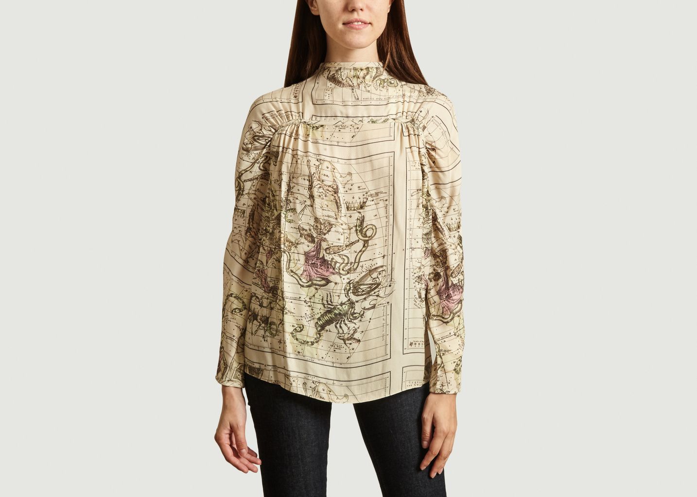 Beaune printed blouse - By Malene Birger