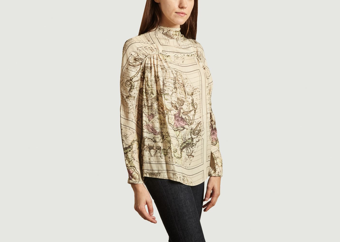 Beaune printed blouse - By Malene Birger