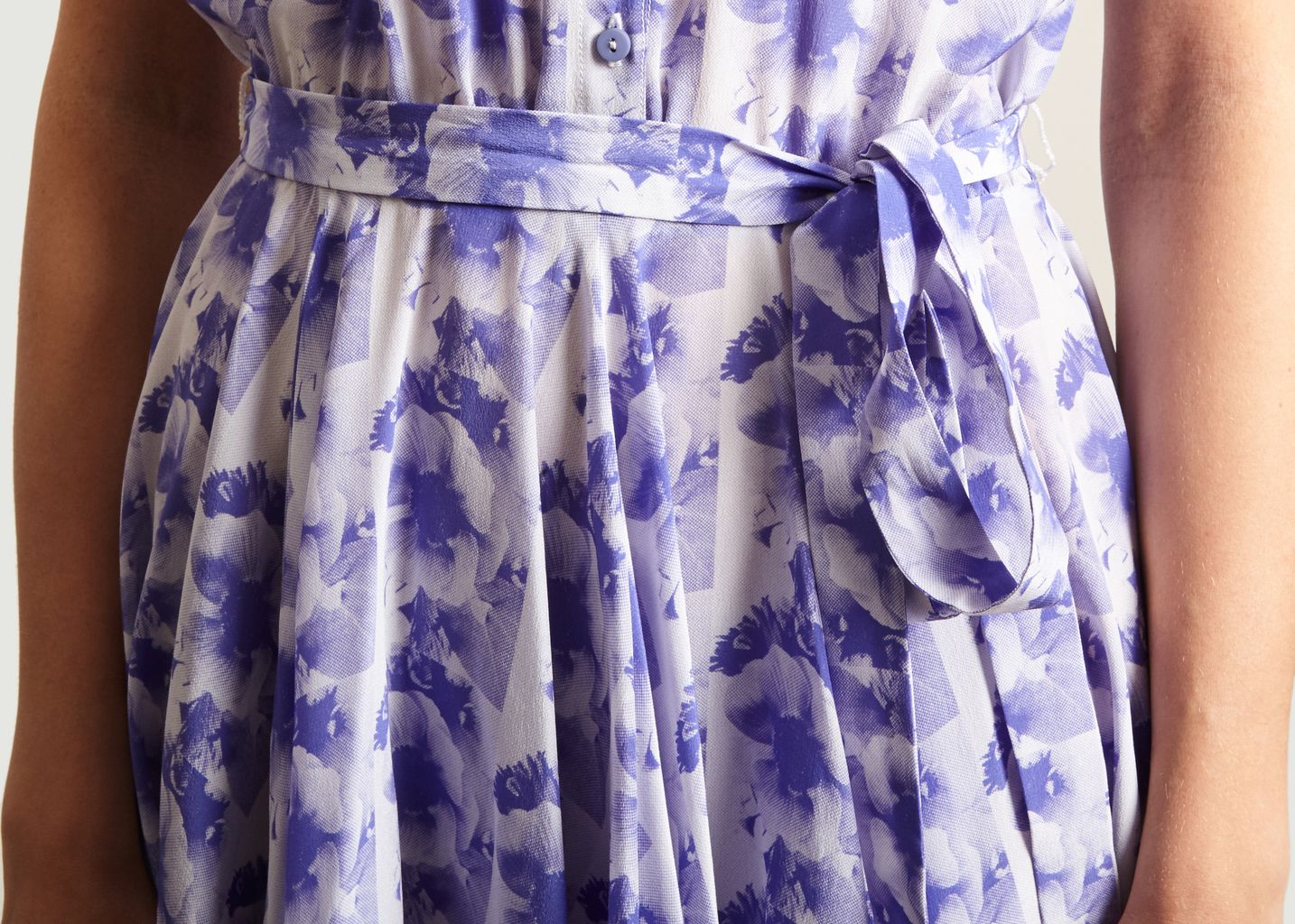 Floral Silk Dress - Cacharel