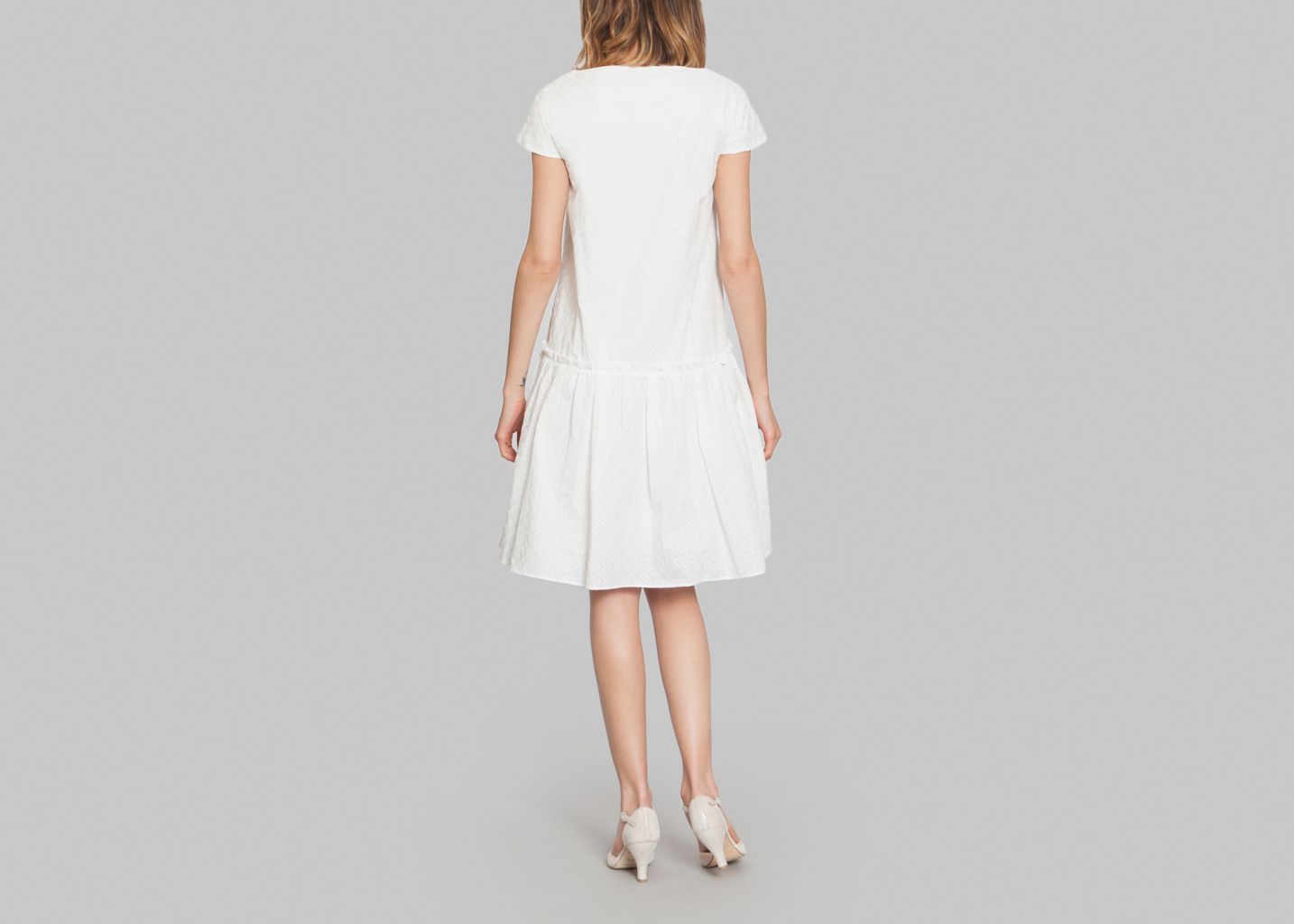 Robe Baby Doll Broderie Anglaise - Cacharel