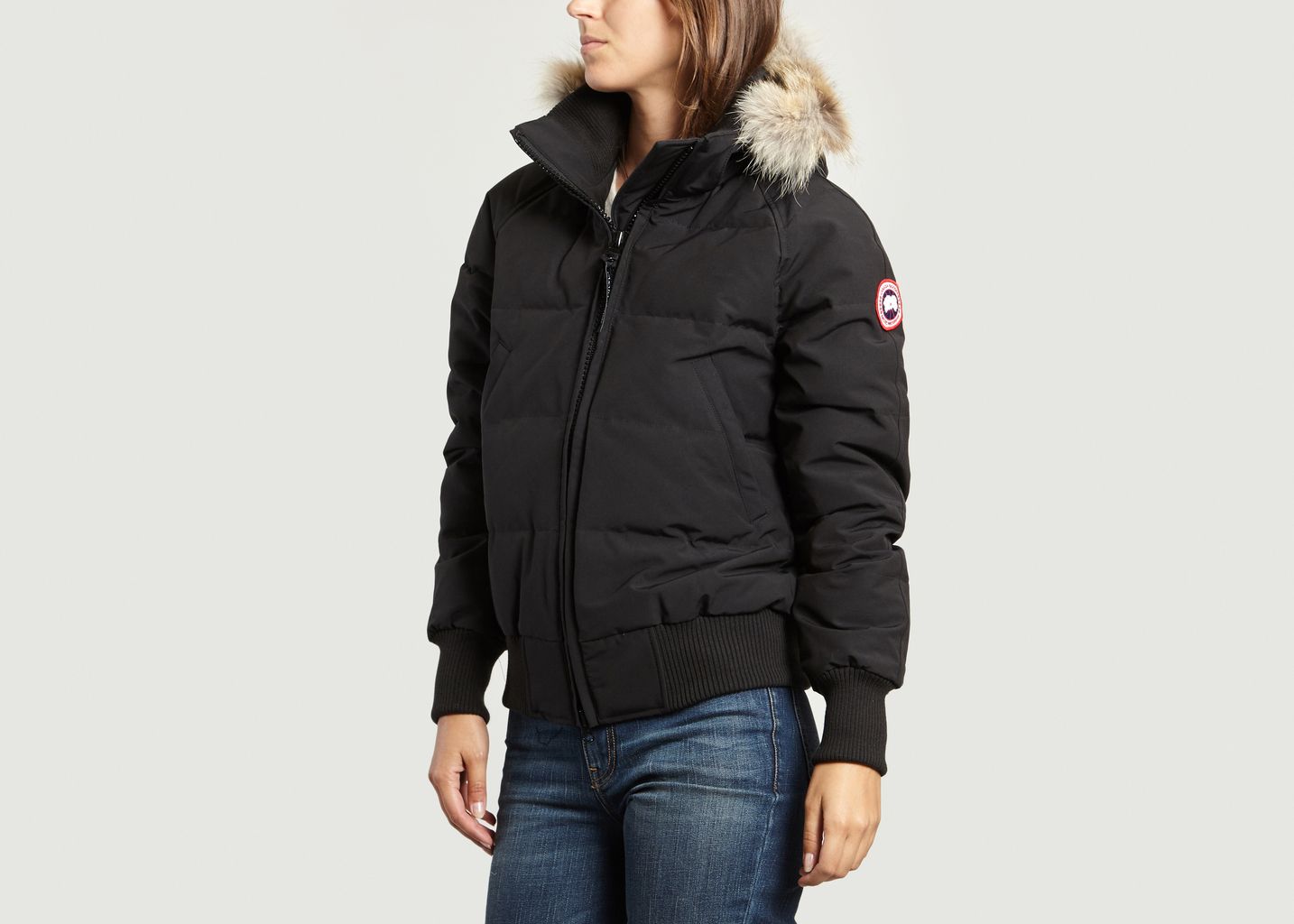 savona aviator jacket black canada goose l exception