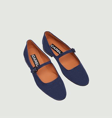 Coralie suede leather slippers