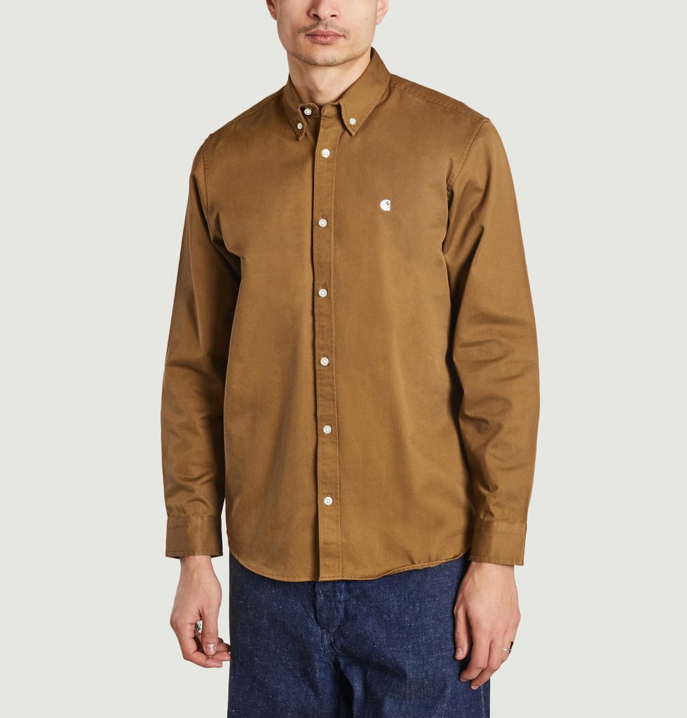 Soldes Chemise L/S Madison Moka Carhartt WIP ?� -50% | L�??Exception