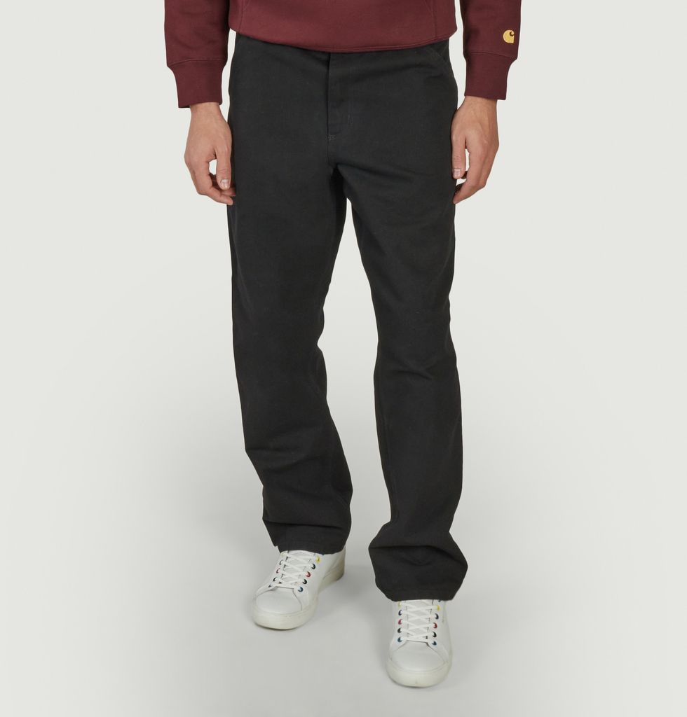Carhartt WIP Single Knee Pant - Denim | Black (rinsed