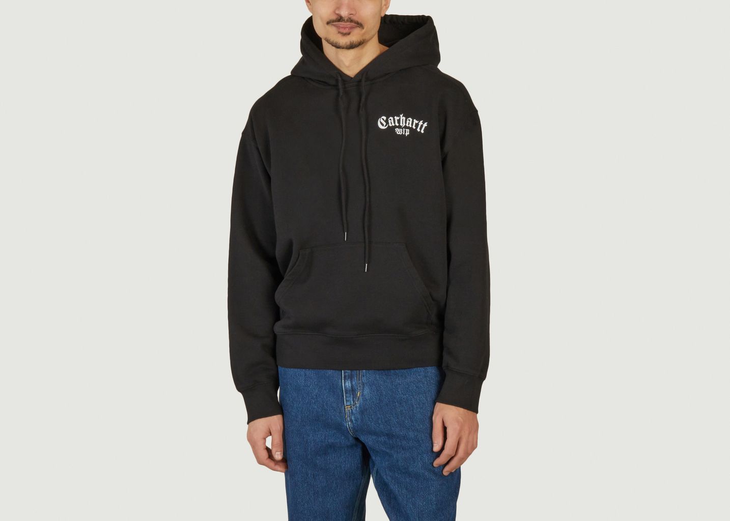 Hooded Onyx Script Sweatshirt - Carhartt WIP