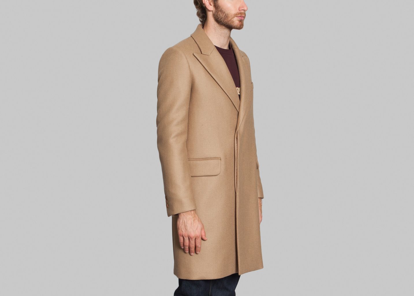 Manteau Carven L'exception Camel Redingote Manteau Redingote HwqYv54