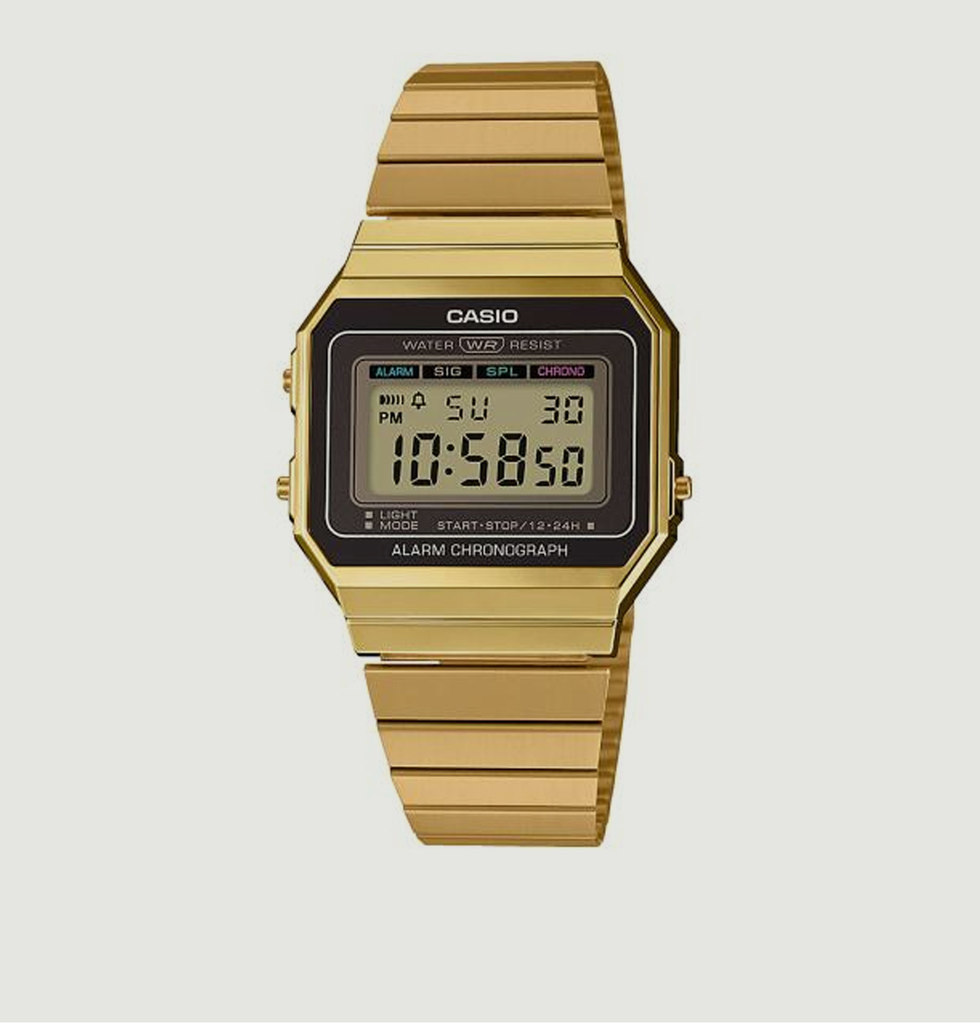 casio 24k gold watch