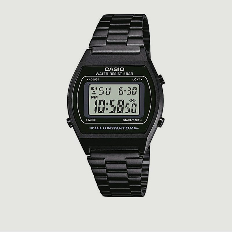 casio vintage black watch