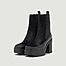 Emmet leather platform boots - Castañer