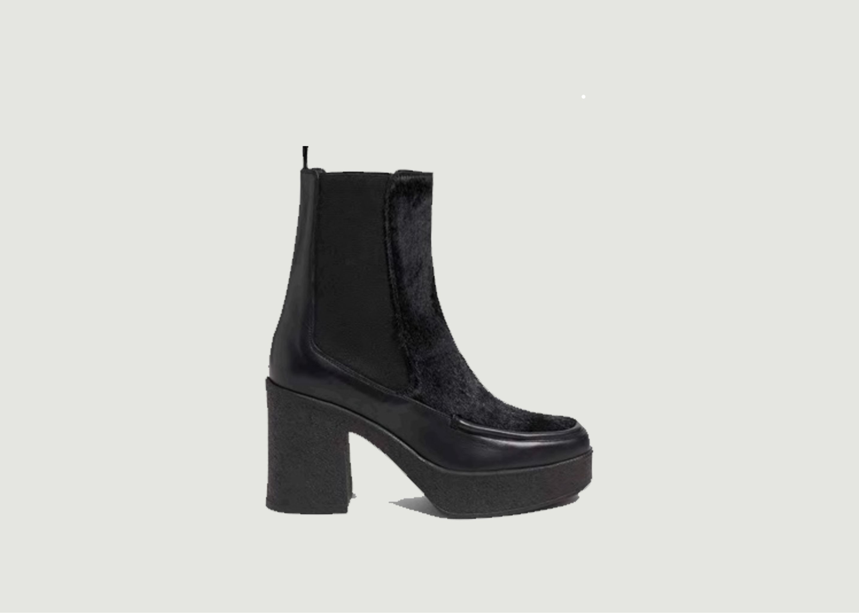 Emmet leather platform boots - Castañer