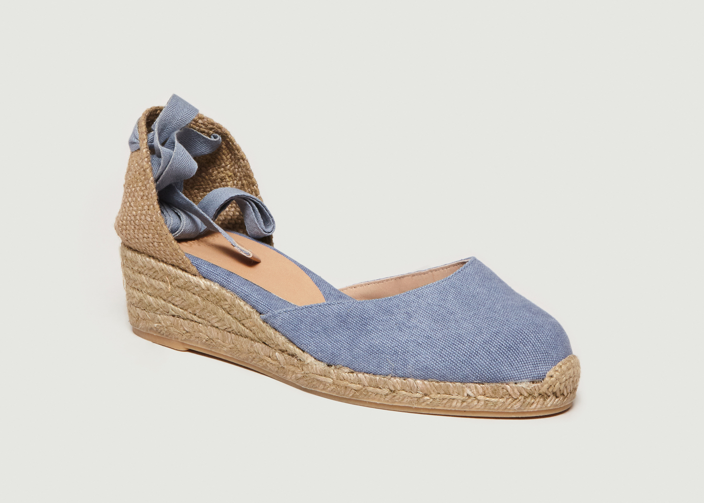 espadrille compensée homme castaner