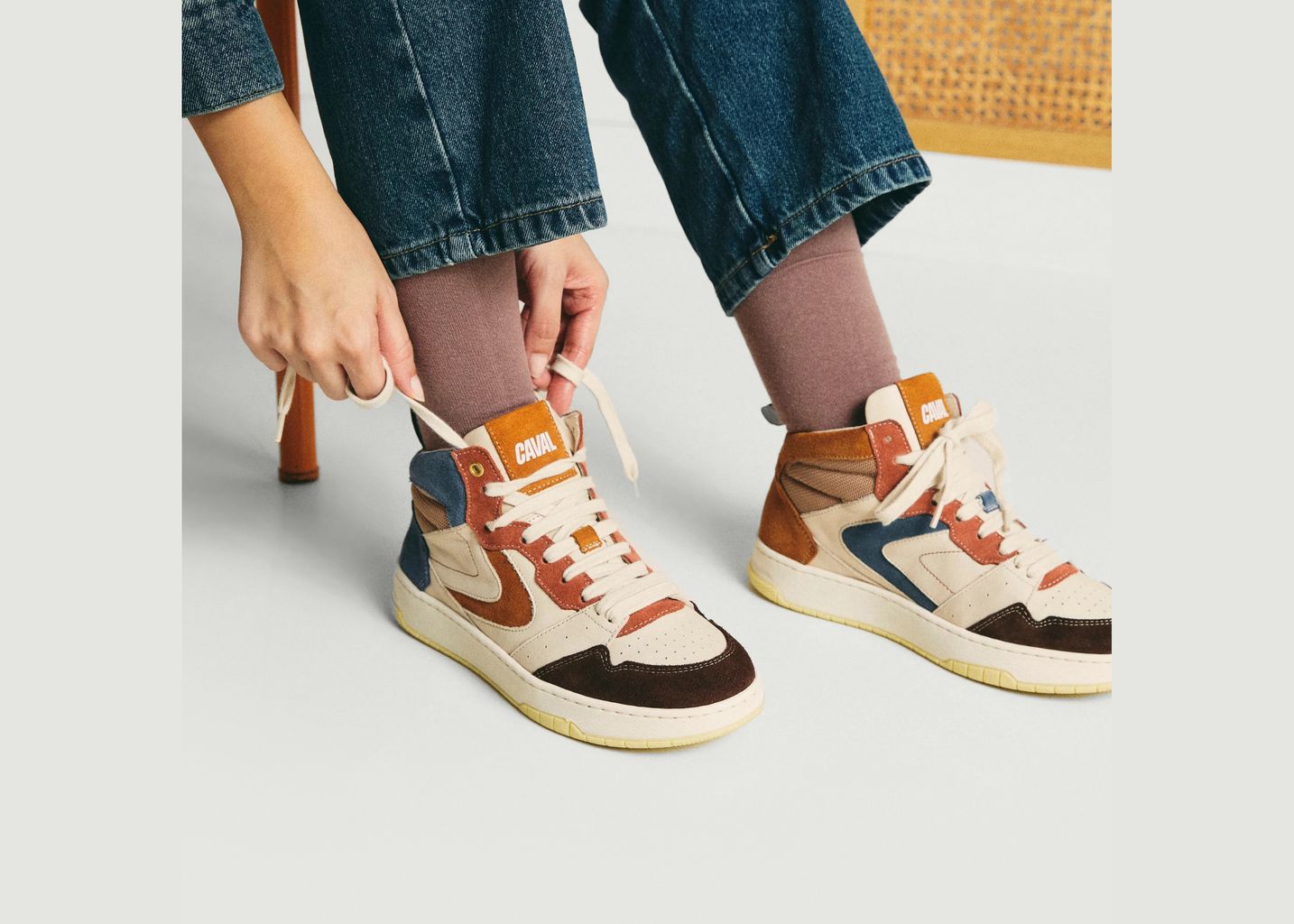 Sneakers Blue Terracotta - Caval