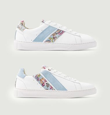 Sneakers Blue Floral