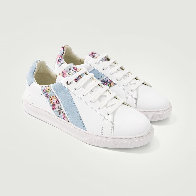 Sneakers Blue Floral - Caval