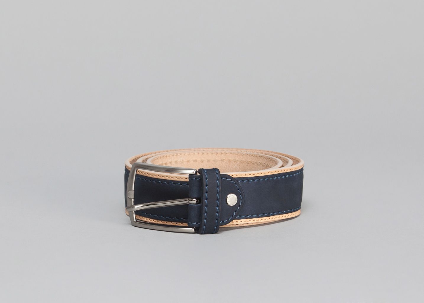 Two-tone belt - Cavalier Bleu