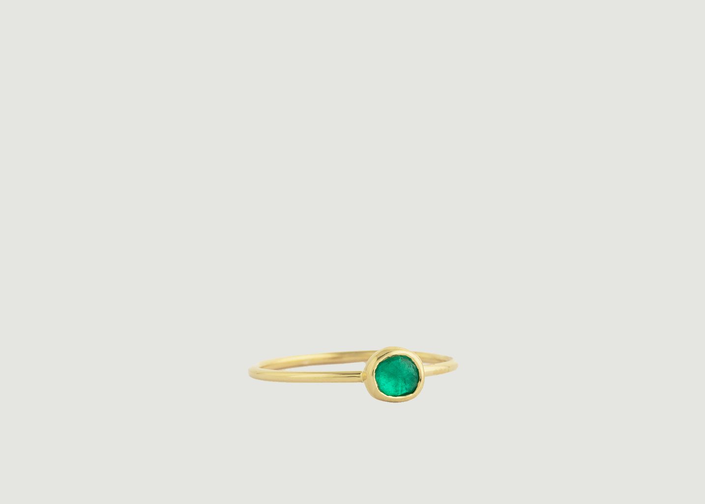 Vivid Emerald gold ring - Celine Daoust