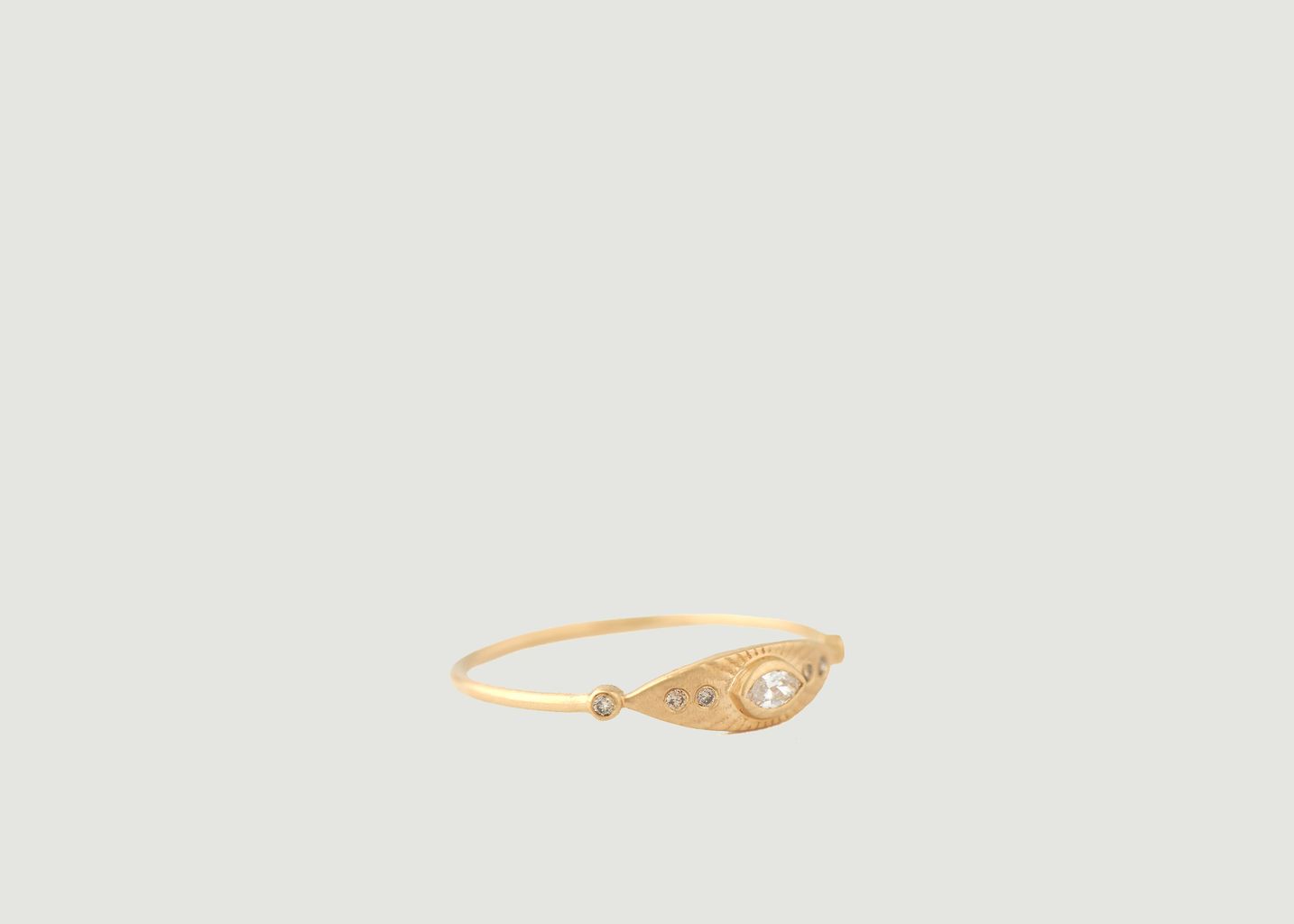 Small Sun Eye Diamond ring - Celine Daoust
