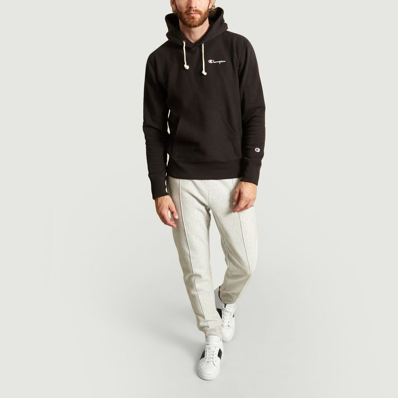 Hoodie Petit Logo En Coton - Champion