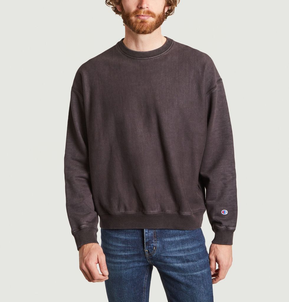 Round neck sweatshirt Black Champion 