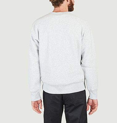 Reverse weave sweatshirt with C logo