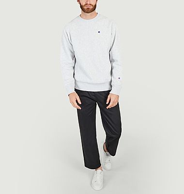 Reverse weave sweatshirt with C logo