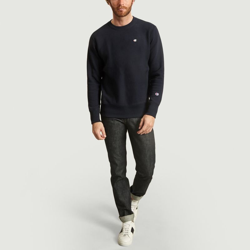 Sweat logotypé en coton - Champion