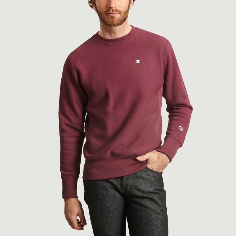 champion burgundy sweatshirt