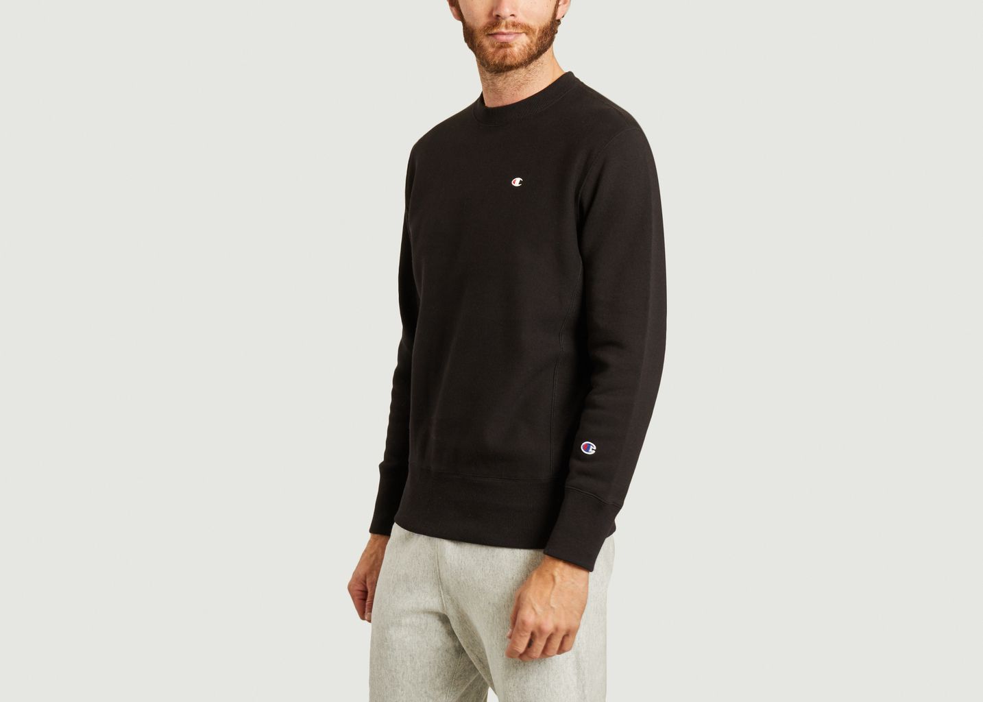 Sweatshirt à double logo brodé - Champion