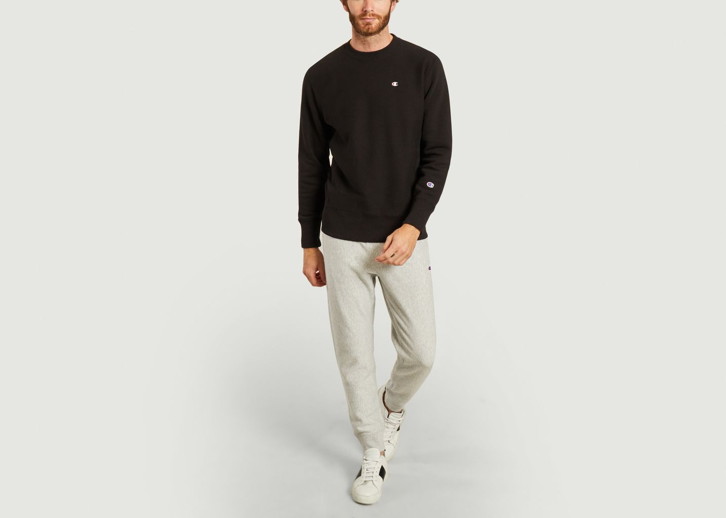 Sweatshirt à double logo brodé - Champion