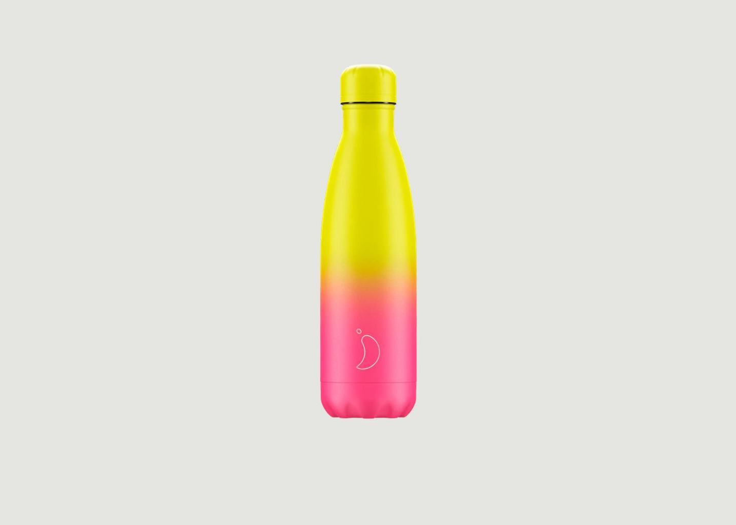 Wiederverwendbare 500-ml-Flasche mit Farbverlauf in Pastellrosa - Chilly's
