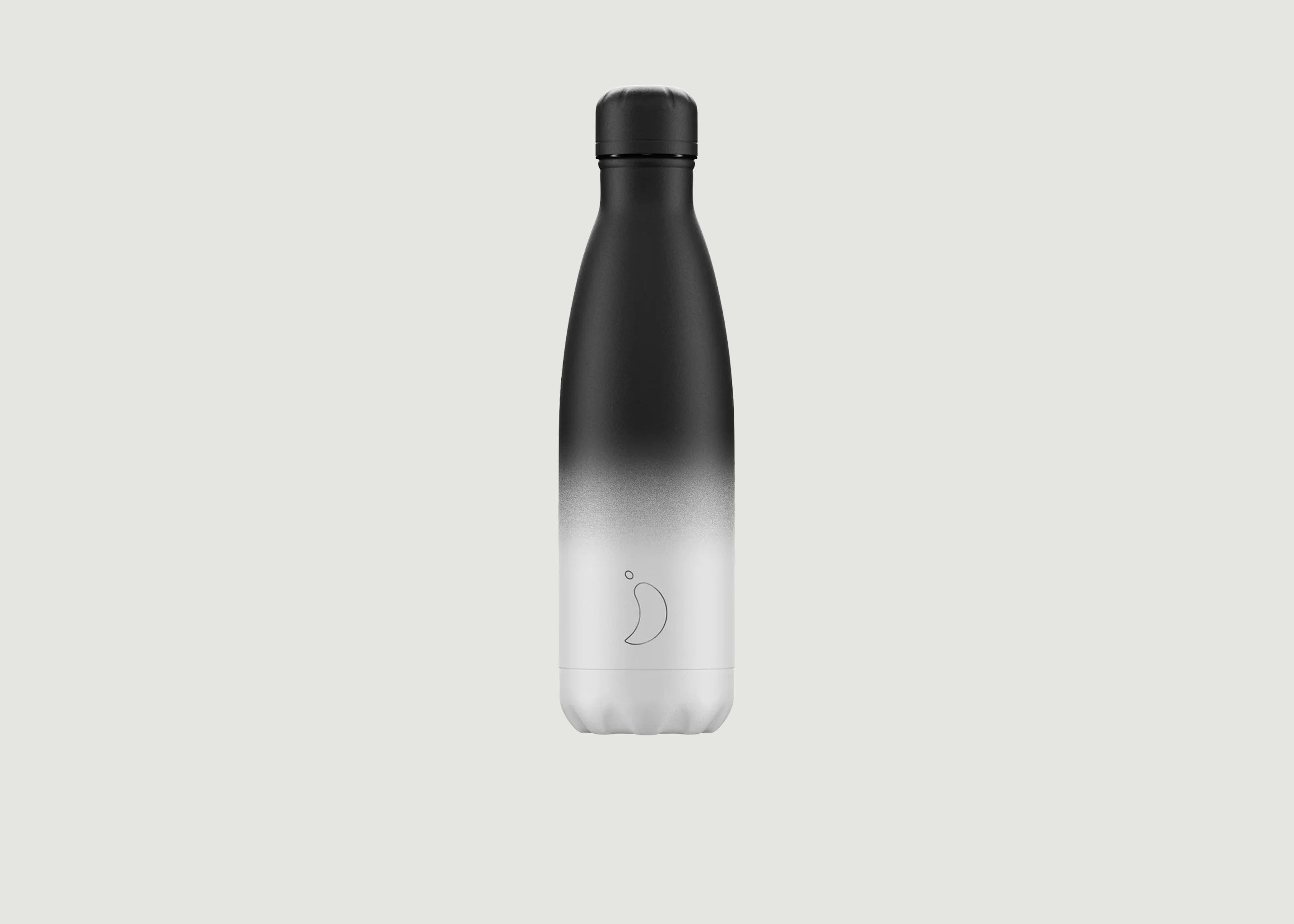 Reusable bottle 500ml Gradient Black White - Chilly's