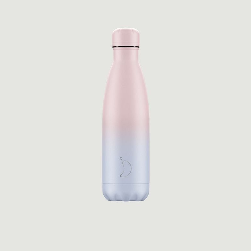 Reusable bottle 500ml Graduated Powder Pink / Blue - Chilly's