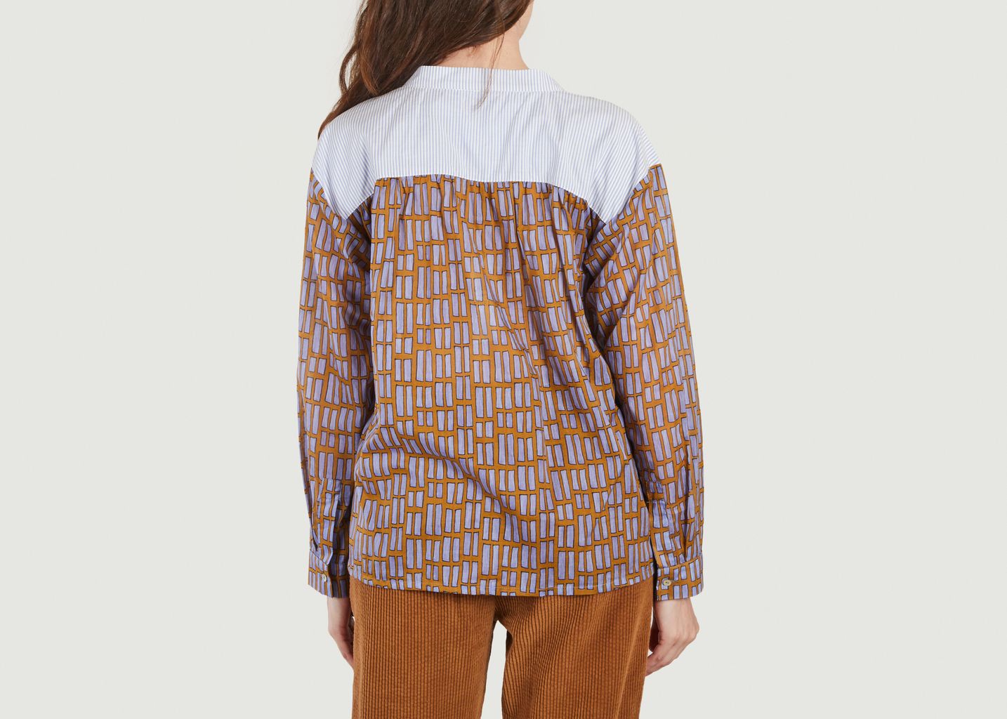 Derrick geometric print shirt - Chloé Stora