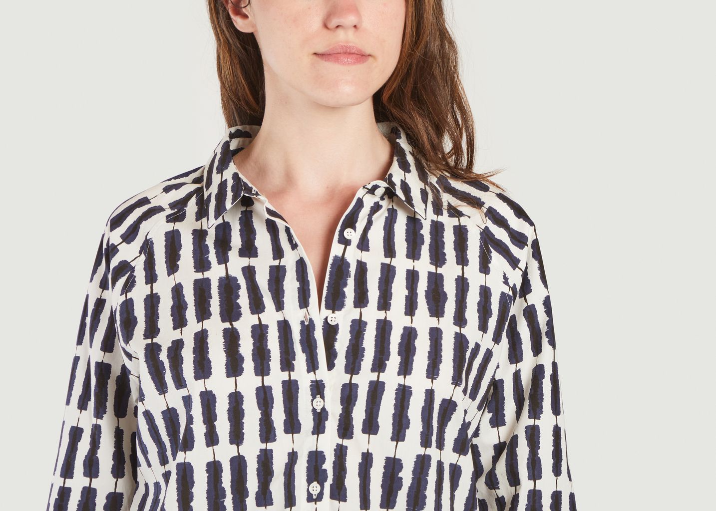 Comedy geometric print shirt - Chloé Stora