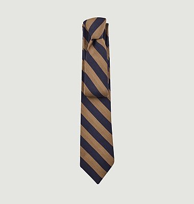 Club Chevron silk tie