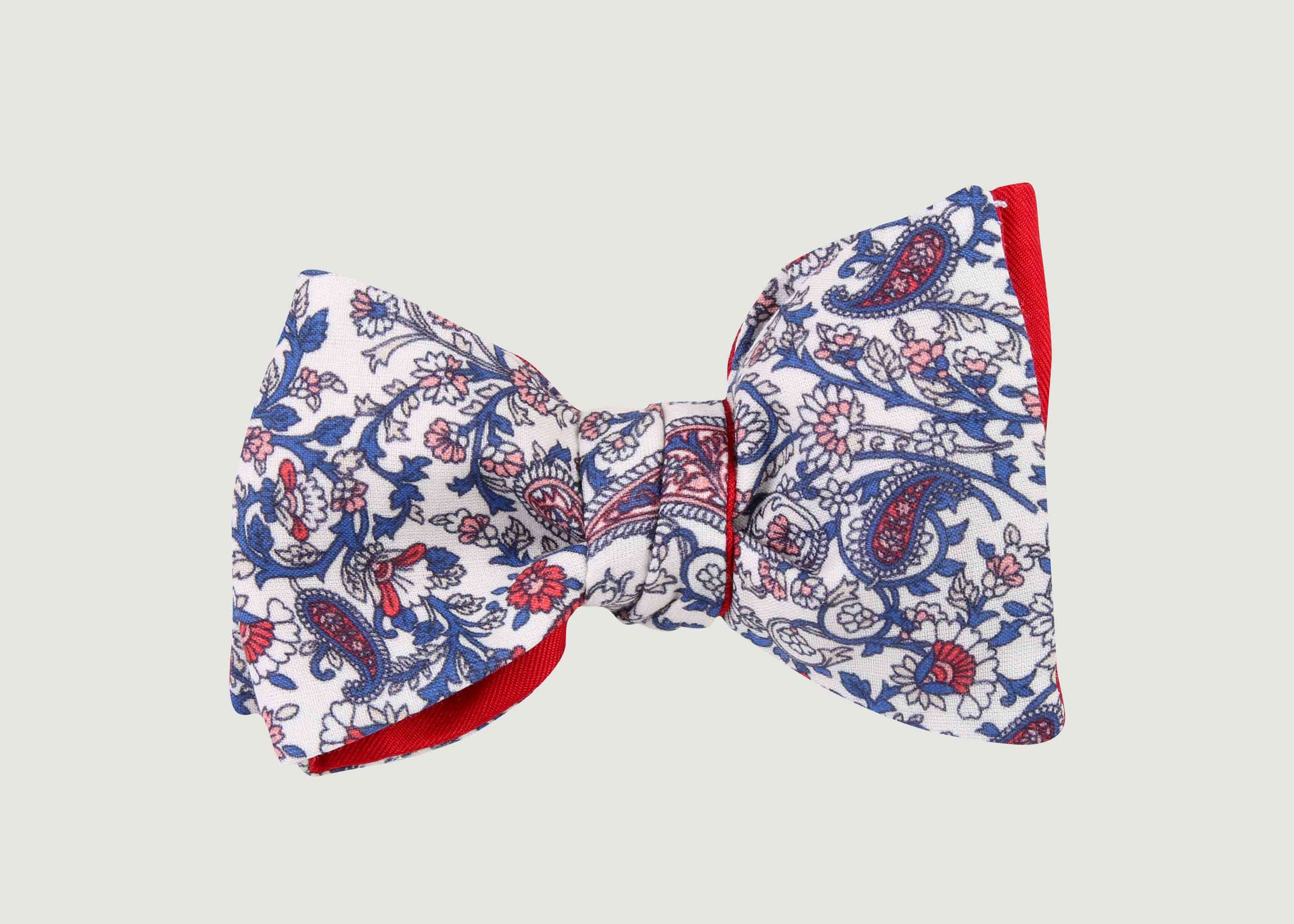 Paisley Print Bow Tie - Cinabre
