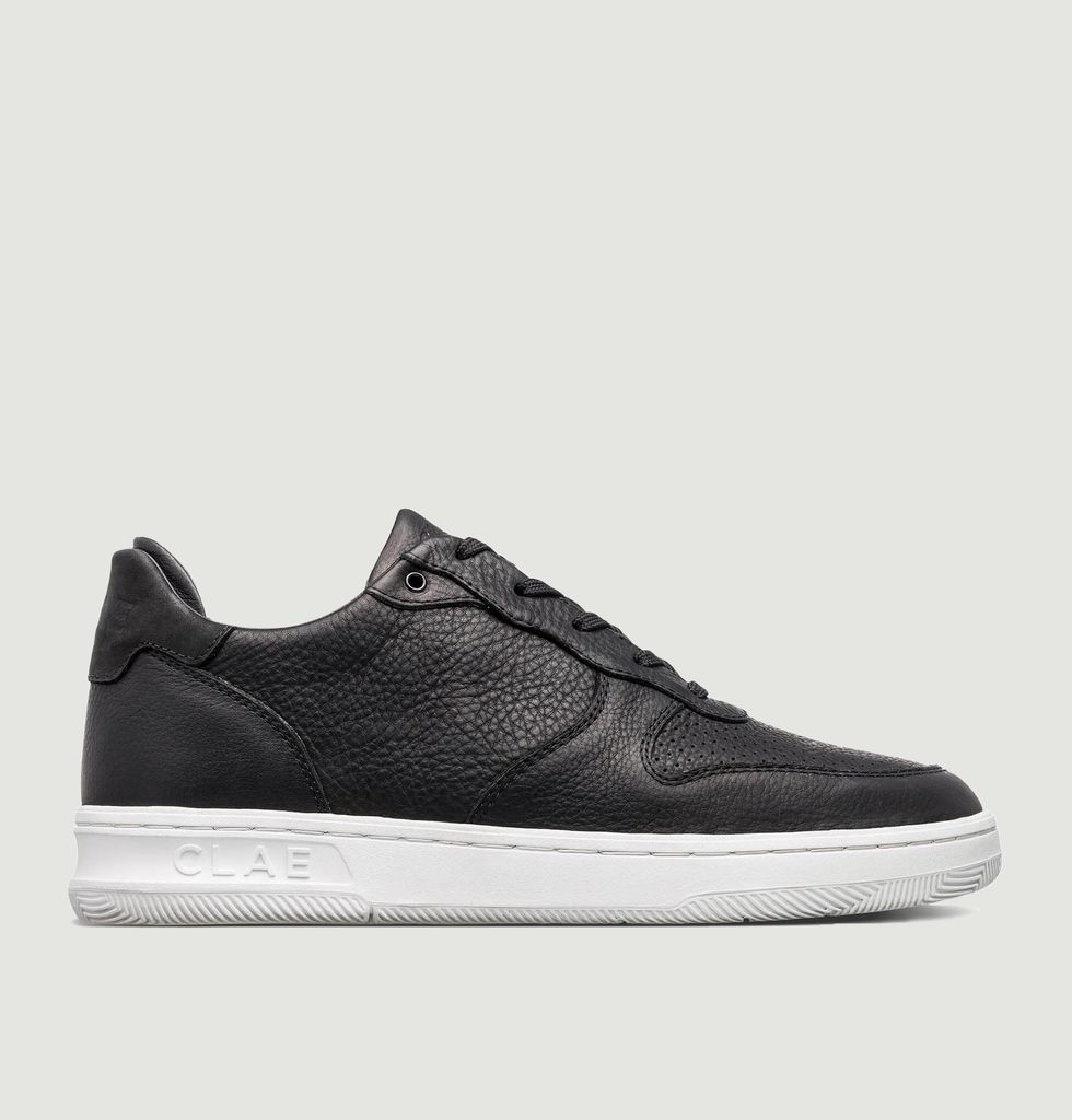 clae malone leather sneaker