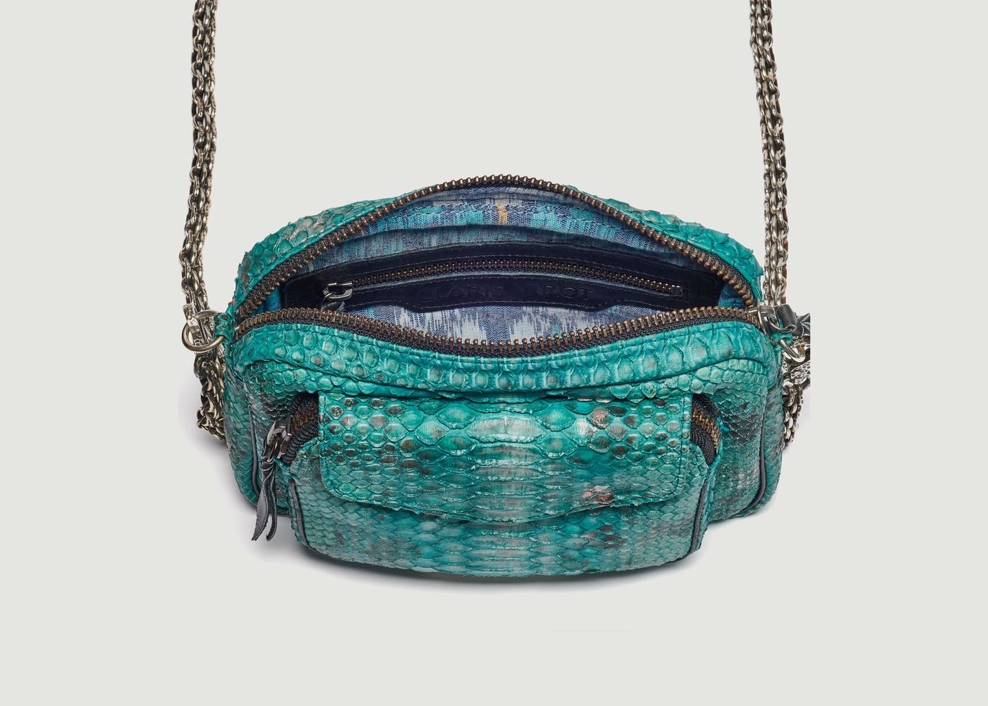 Sac en cuir de python Charly - Claris Virot