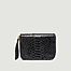 Python leather wallet Mini Bob - Claris Virot