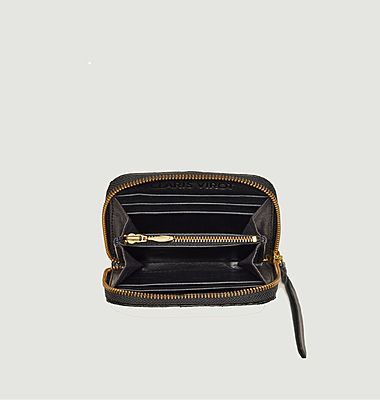 Python leather wallet Mini Bob