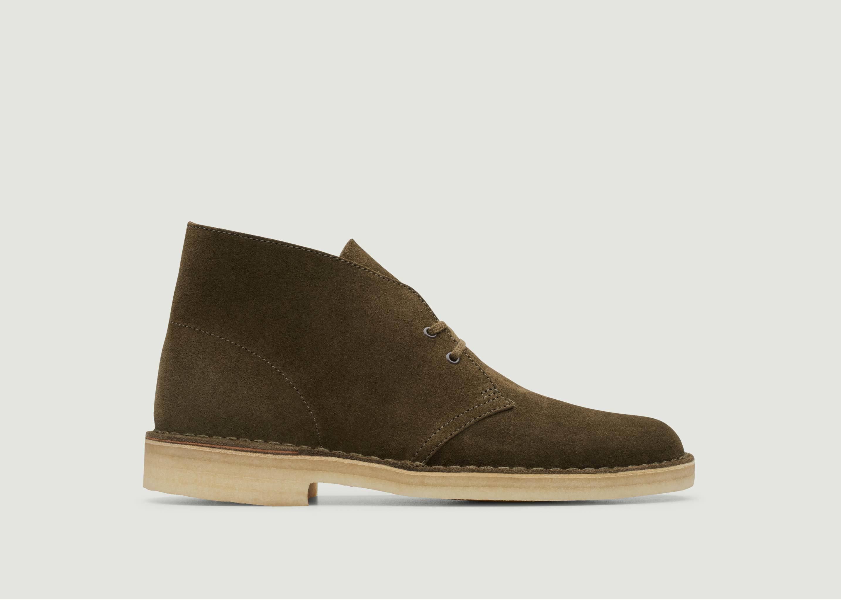 clarks olive suede desert boots
