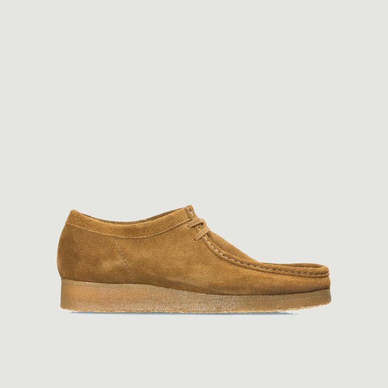 wallabee clarks brown