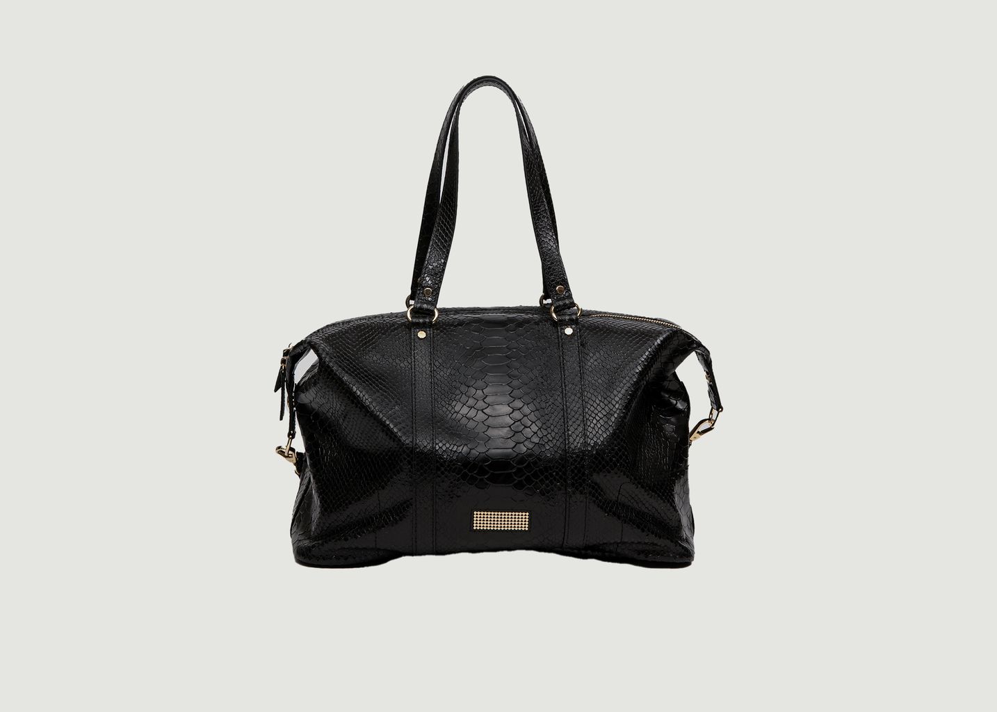 Momos python effect leather large tote bag - Clio Goldbrenner