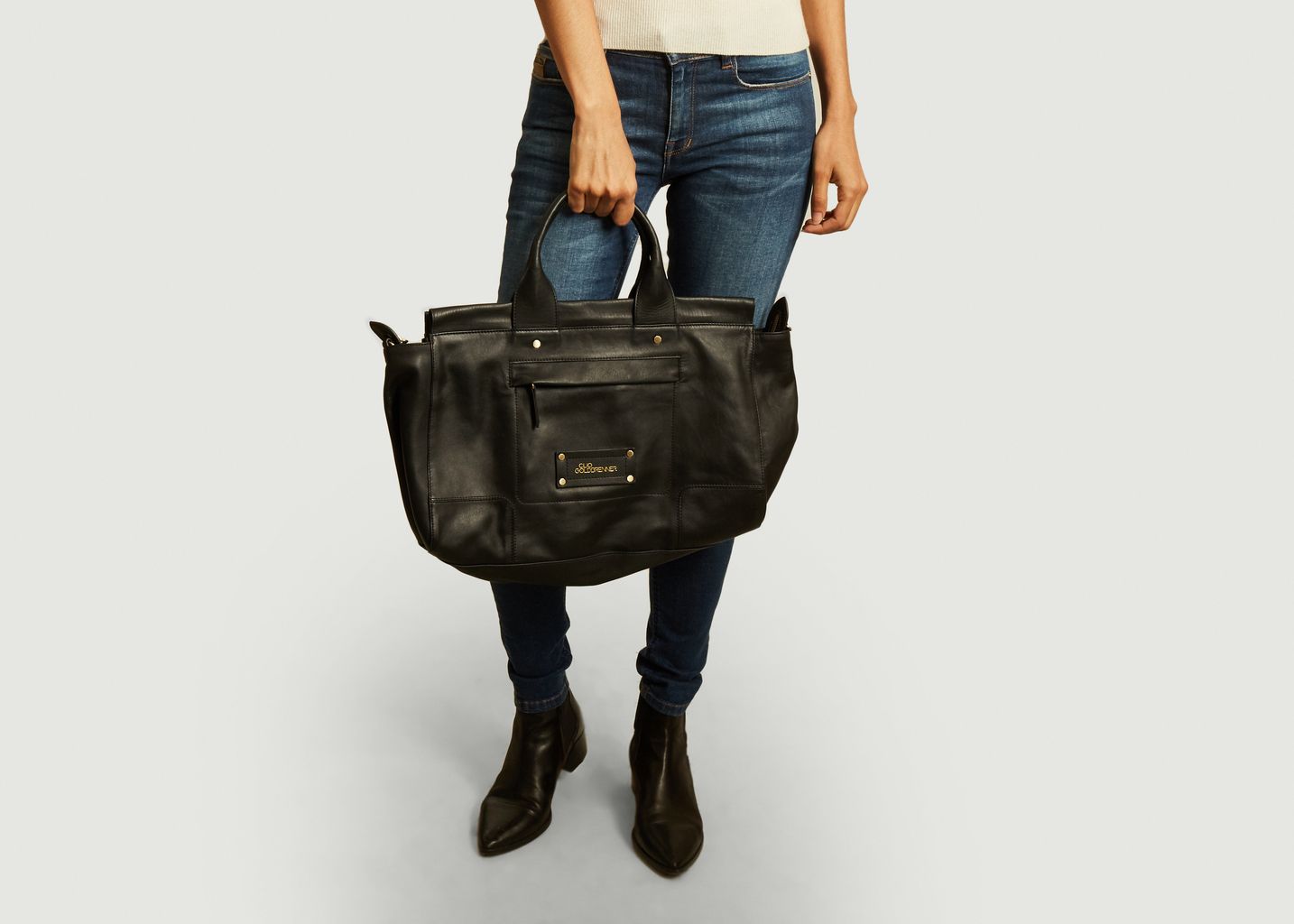 Hercule Classic Calfskin Leather Bag - Clio Goldbrenner