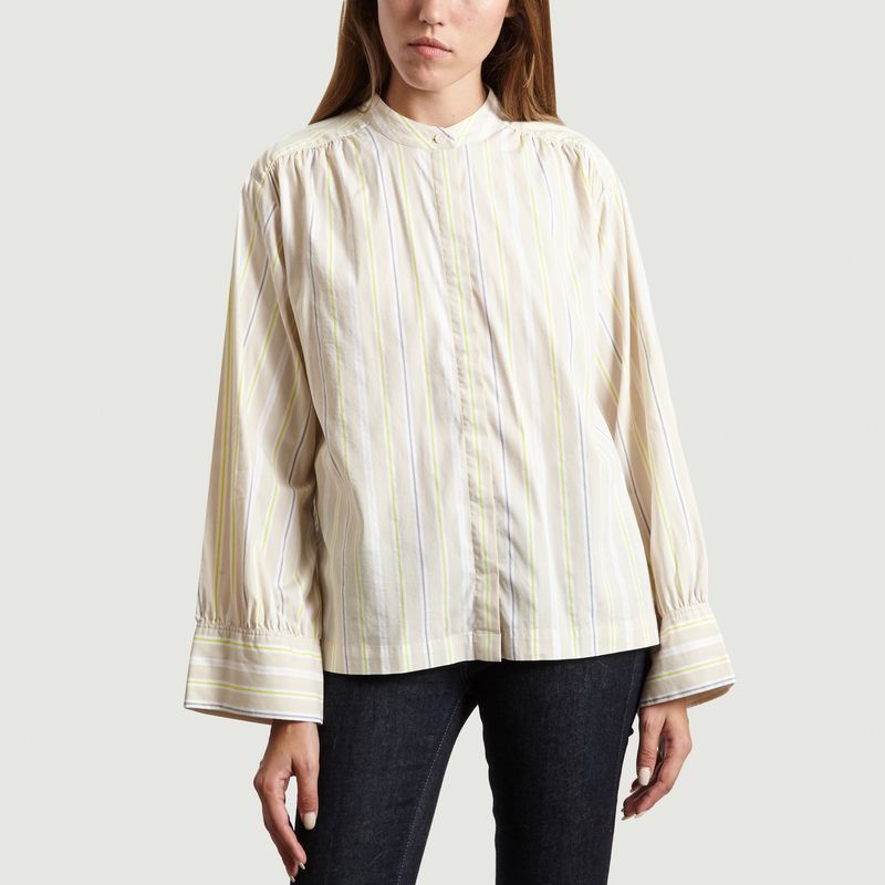 Striped Blouse - Closed