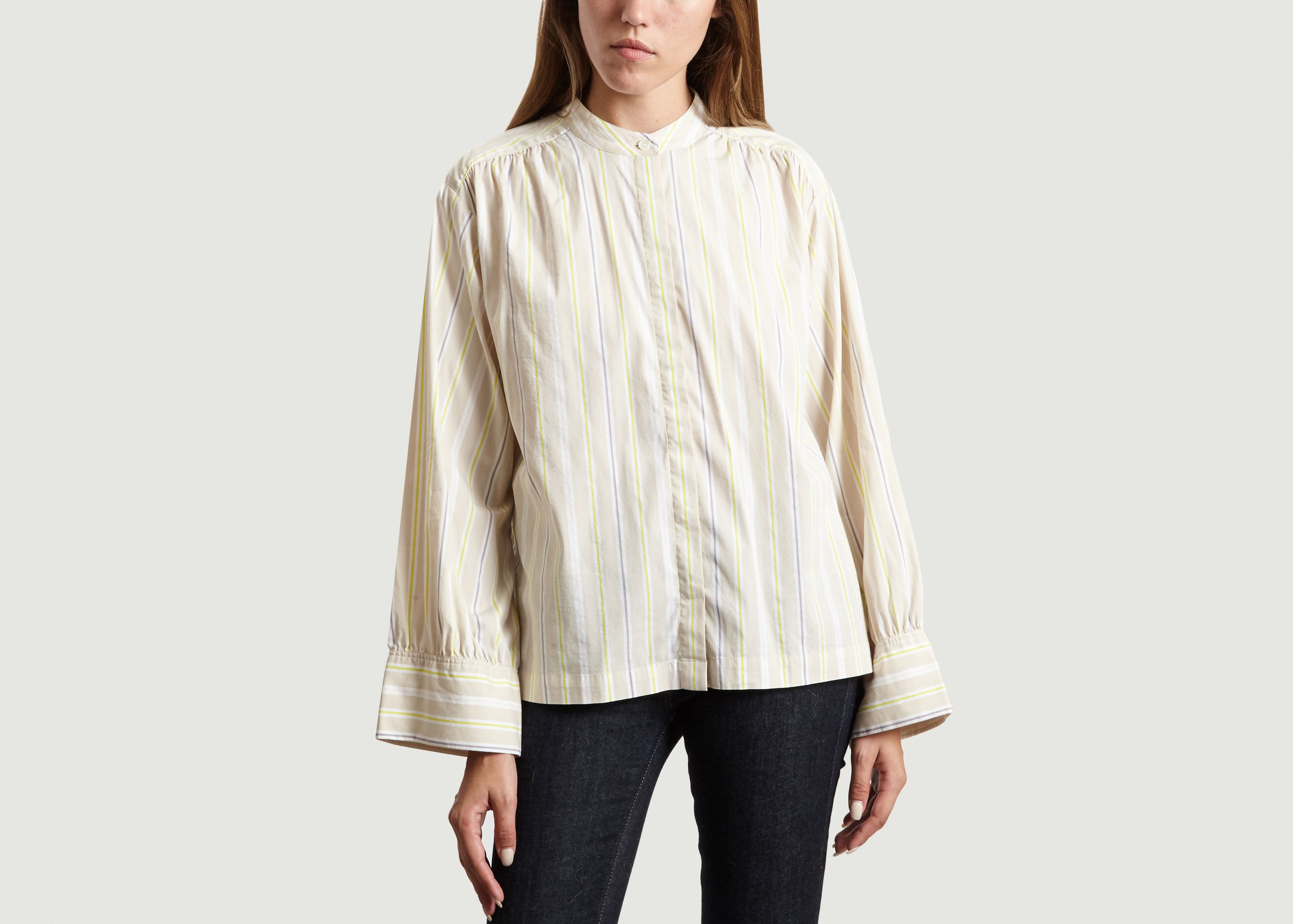 Striped Blouse - Closed