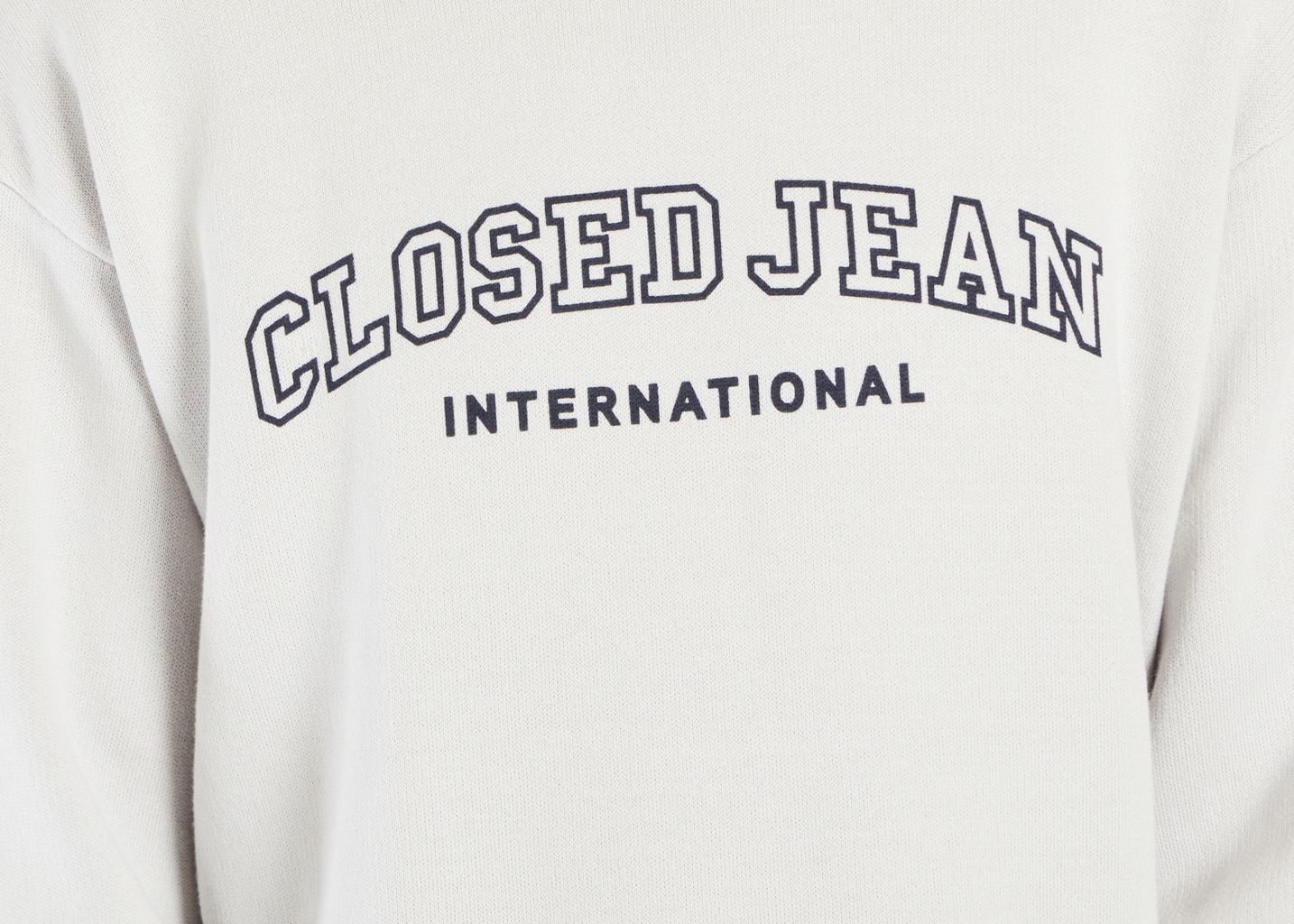 Sweatshirt The Closed Jeans en coton biologique et laine - Closed