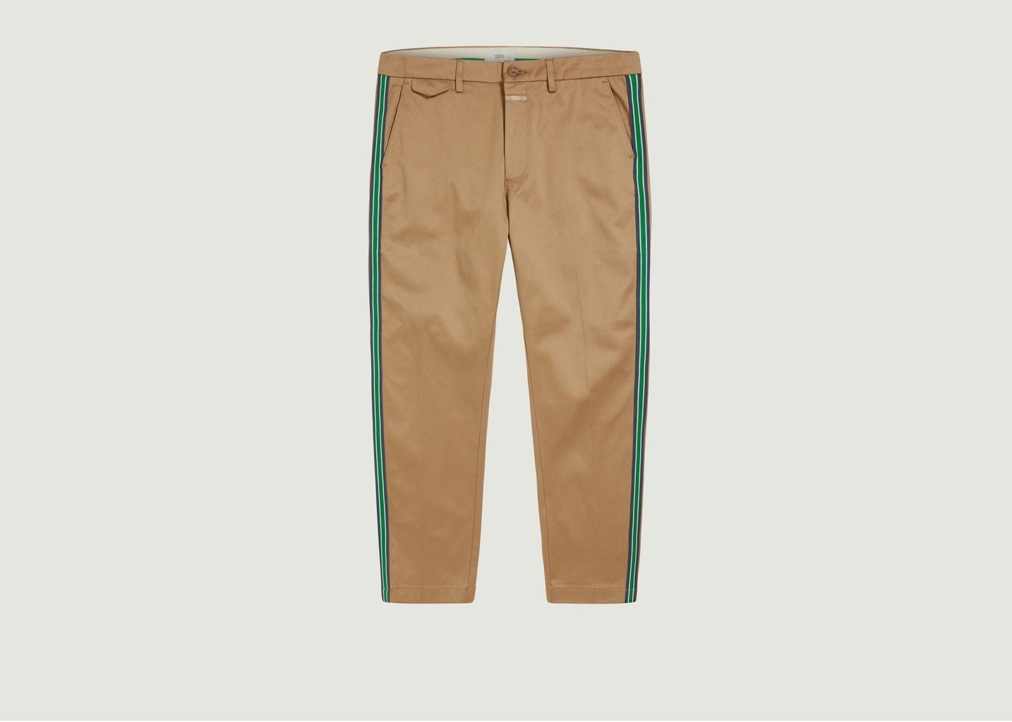 Pantalon Atelier Cropped Avec Bandes Latérales Rayées - Closed
